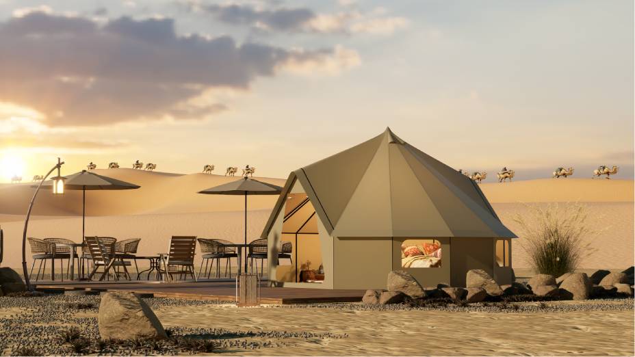 张家口露营酒店帐篷厂家